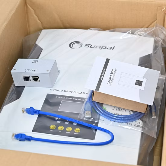 Meilleur prix de l'énergie solaire de fréquence on off Grid Tie Hybrid Inverter avec contrôleur de charge MPPT