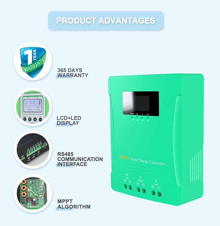 60A 12V 24V 48V MPPT Solar Charge Controller