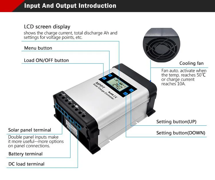 CARSPA Power Auto 12V 24V Battery Regulator 40A MPPT Solar Energy System Power Charge Controller