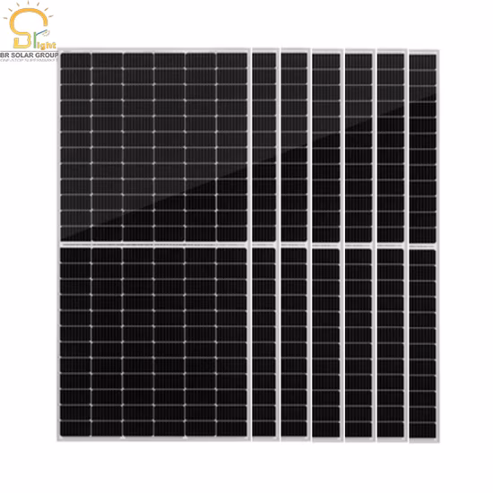 Panneau d'énergie solaire monocristallin mono et polycristallin PV pour générateur solaire