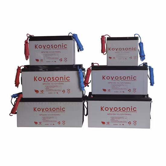 12V 100ah 150ah 200ah 250ah Batterie au gel de la batterie solaire Batterie au lithium UPS Prix négociable pour l'énergie solaire