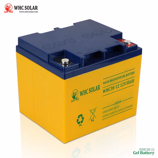 12V200ah AGM Gel de stockage rechargeable à cycle profond UPS batterie au plomb sans entretien solaire