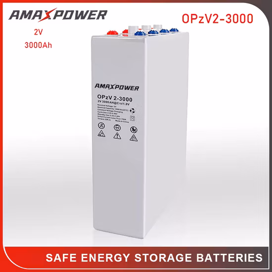 Longue durée de vie solaire à cycle profond VRLA 2V 1000ah 2000ah 3000ah Opzs Opzv Gel Tubulaire Gel Batteries de stockage