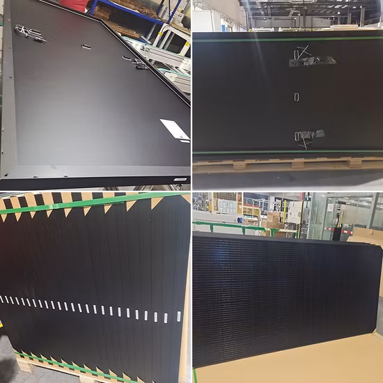 Panneau solaire monocristallin à cadre noir de haute qualité 400W 410W 420W 550W Stock de panneaux solaires en Europe